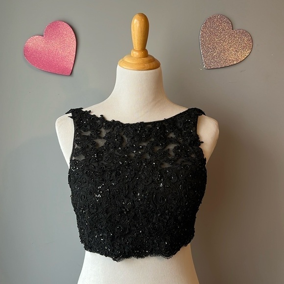 NWT Sherri Hill mermaid top